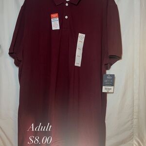 Men's Maroon Polo Shirt
